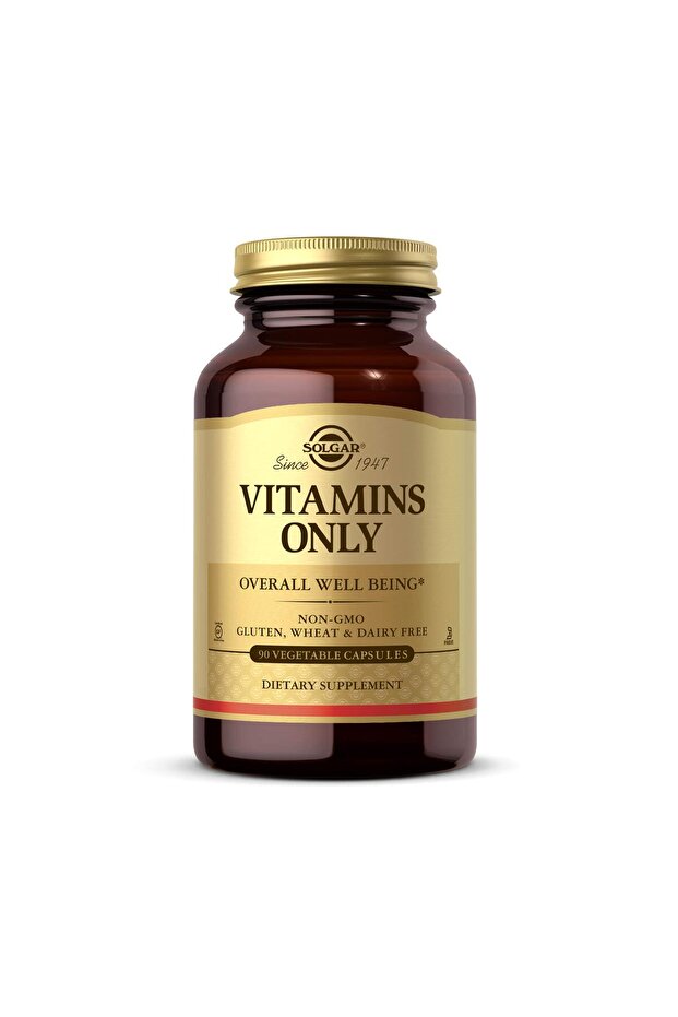 Multivitamin 90 Caps - A, B1, B2, C, D, E - Immune Support - Gluten, Dairy Free, Kosher