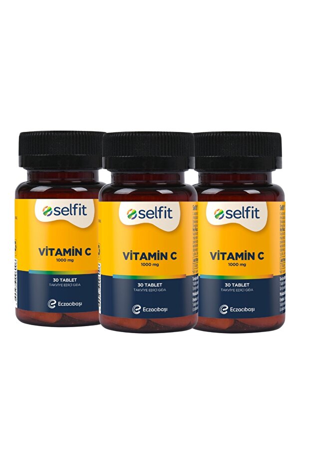 Vitamin C 1000 mg 30 Tablet x 3 - 1