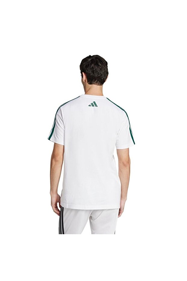 Erkek Beyaz Graphıc Tee (short Sleeve M C Colleg Tee Jj3868 - 2
