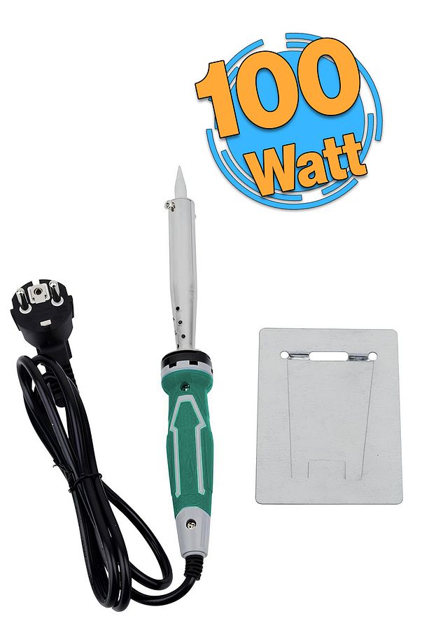 Lehim Makinesi Havya 100 W Elektrikli Hızlı Isıtma Değiştirilebilir Uç 1 Adet - 1
