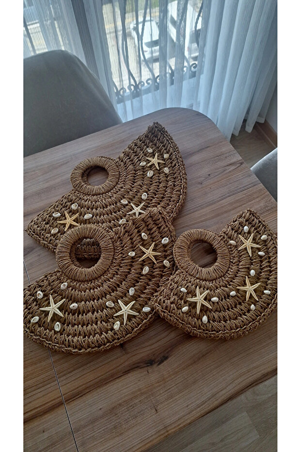 Hasır çanta plaj çanta - 1