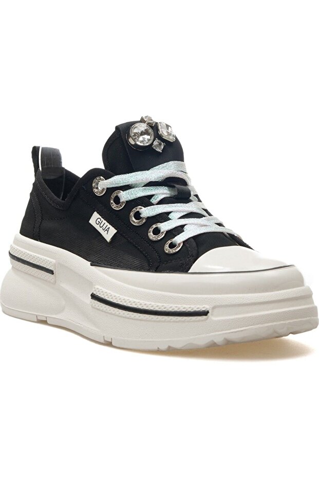 25Y389 Women's Stone Glitter Bond Thick Sole Sneaker