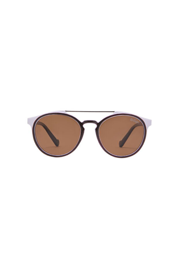 Kids Round Polarised Sunglasses Brown Lens - LCK109C03