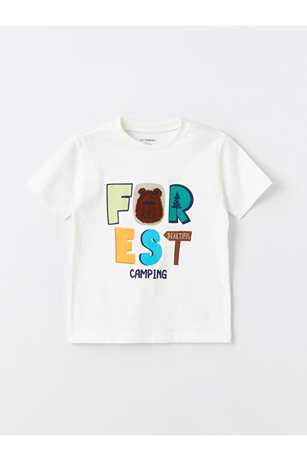 Crew Neck Short Sleeve Baby Boy T-Shirt (S4)