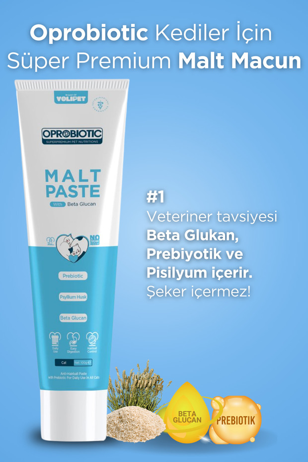 Kediler İçin Süper Premium Malt Macun 100gr (TÜY YUMAĞI ÖNLEYİCİ) - 3