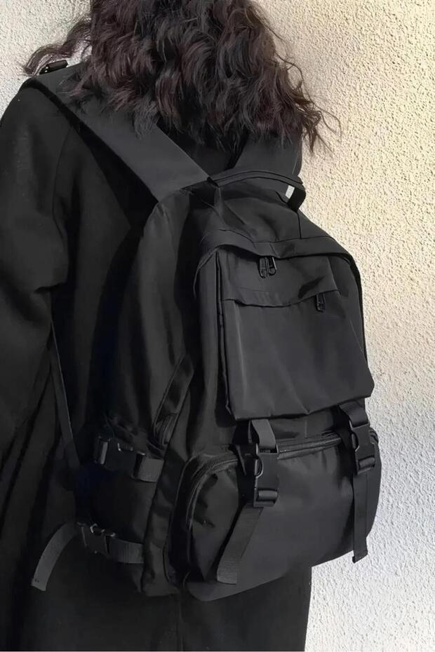 حقيبة ظهر باندولير سوداء - 5