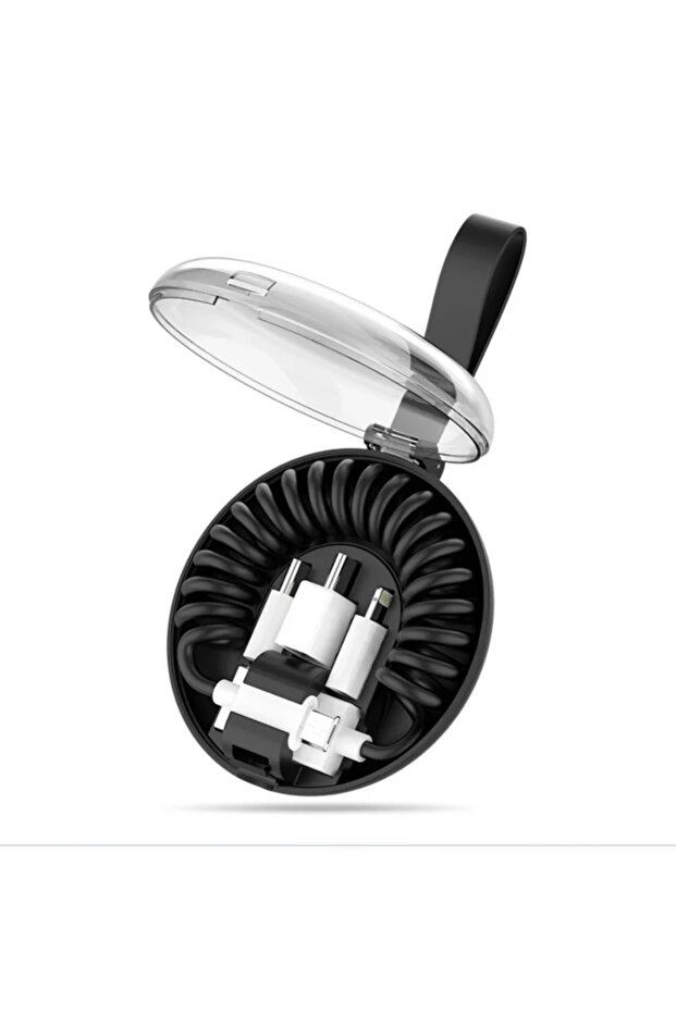3IN1 Retractable USB Charging Cable, Ultra-Fast,Multi Charger Adapter for Android iPhone
