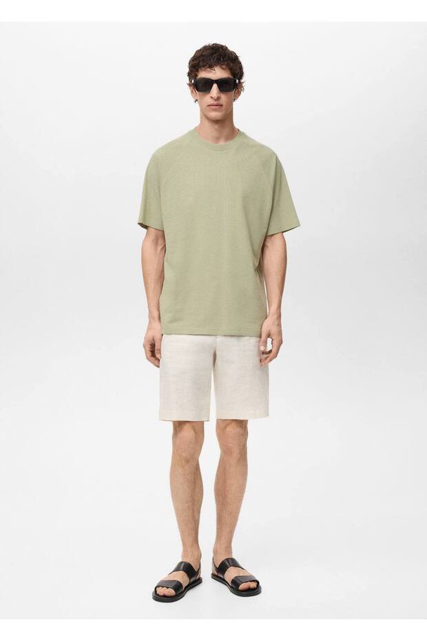 Relaxed fit pamuklu tişört - 2