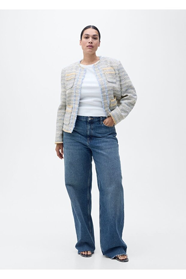 Dikişsiz tüvit ceket - 6