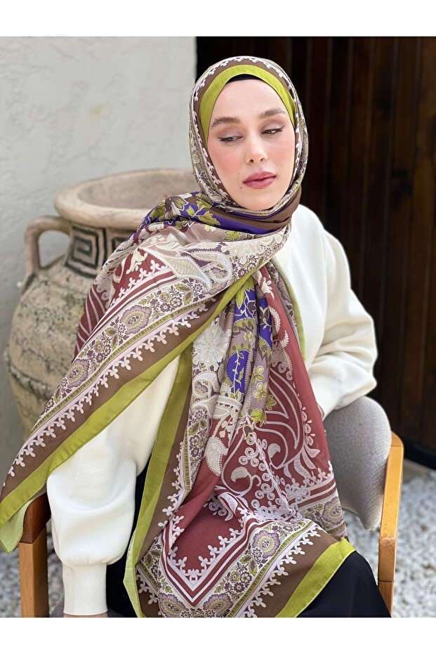 Meknes Pattern Lina Shawl - 1