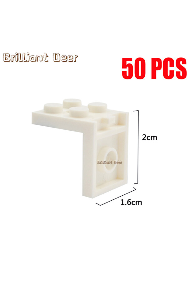 50 قطعة بيضاء 50 قطعة 2 × 2 نقاط حامل لوحة قاعدة حامل عرض الحائط DIY MOC عرض قوس Bui