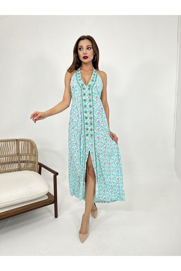 MUNN 6855 ELBİSE-MİNT - 3