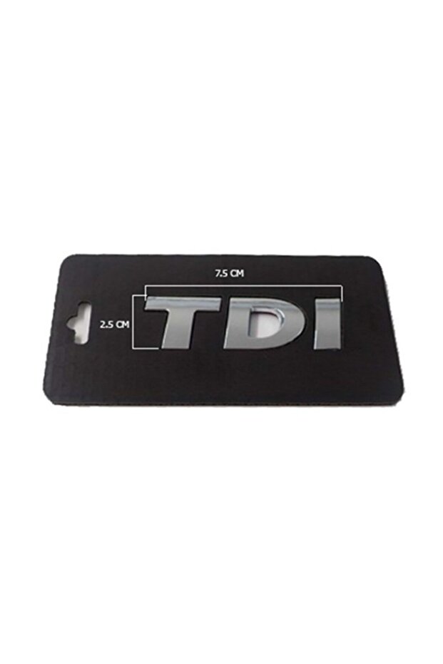 "Tdi" Rear Trunk Lettering 2.5Cm-7.5Cm Vw Golf Jetta Skoda Fabia