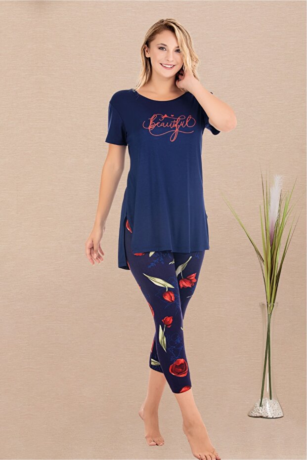 Capri Patterned Pajama Set