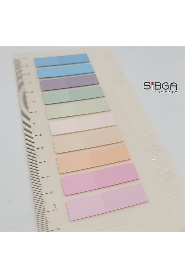 Şeffaf Renkli Postit Post-it Post It. Kitap Ayracı Ayraç Postit Sticker Not Kağıdı 200 Yaprak - 4