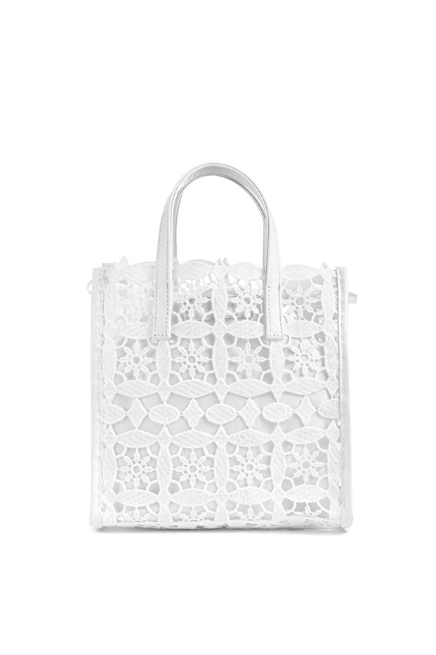 Dantel görünümlü çanta - 1