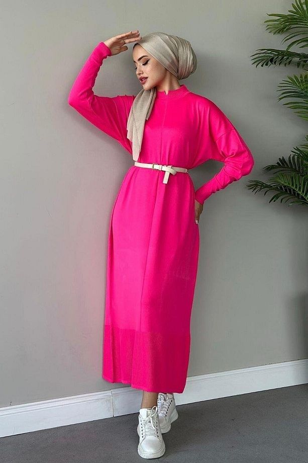 Merserize Melek Elbise Pembe - 3
