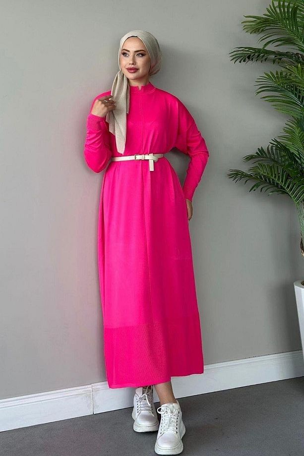 Merserize Melek Elbise Pembe - 4