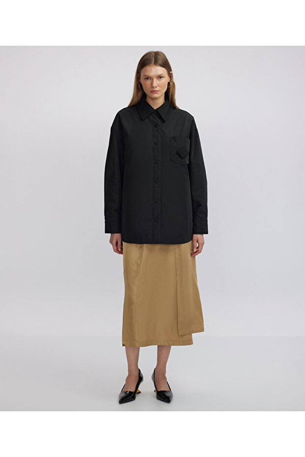 Gömlek yaka mont - 2