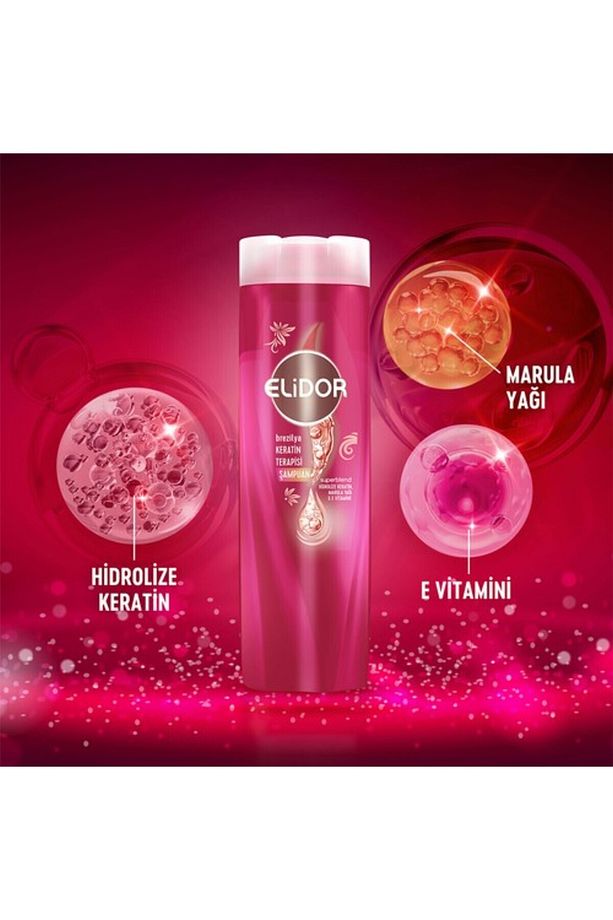 Şampuan 400 ml Keratin Terapisi Marula Yağı- - 4