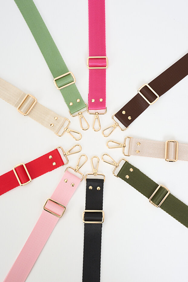 مقبض حقيبة أحمر قابل للتعديل 110 سم (بوليستر) - 5