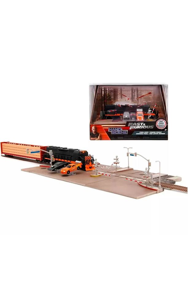 FAST & FURİOUS NANO TRAİN SCENE DİORAMA 1:65" - 1