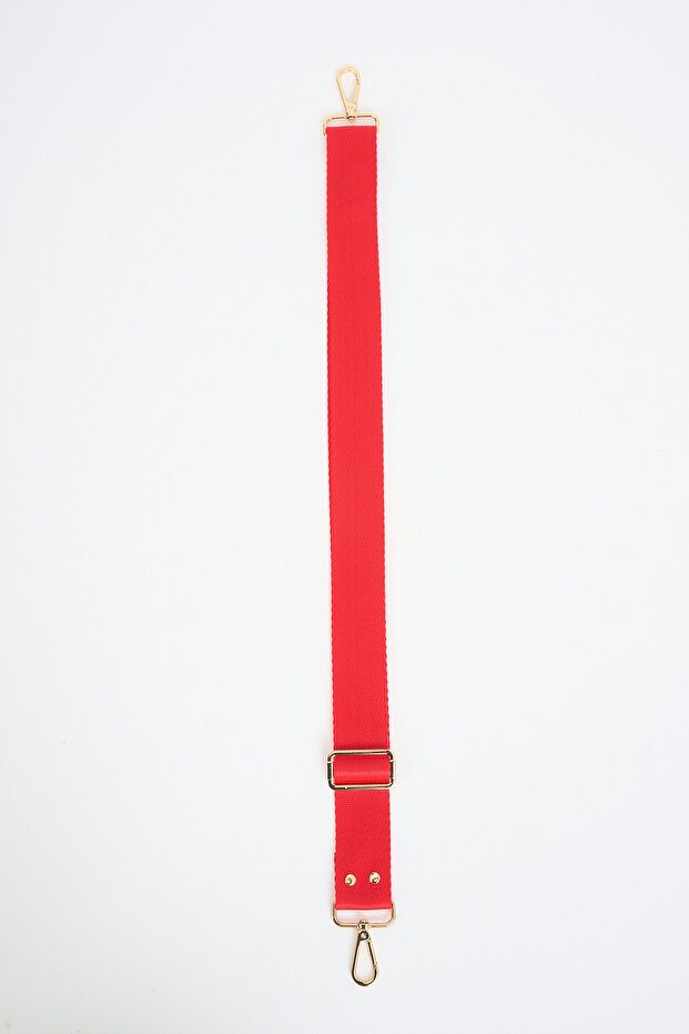 مقبض حقيبة أحمر قابل للتعديل 110 سم (بوليستر) - 4