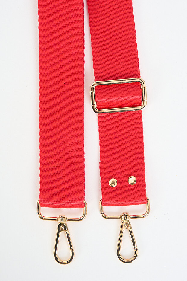 مقبض حقيبة أحمر قابل للتعديل 110 سم (بوليستر) - 3