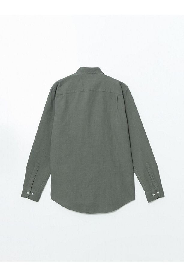 LCWAIKIKI Classic  Regular Fit Armürlü Cepli Erkek Gömlek - 2