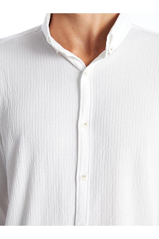 LCW Vision  Regular Fit Uzun Kollu Erkek Gömlek - 3