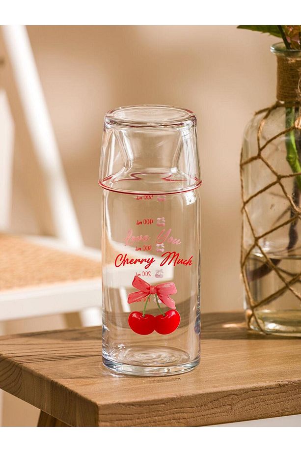 LCW HOME  Baskılı Cam Su Şişesi 700 Ml - 3