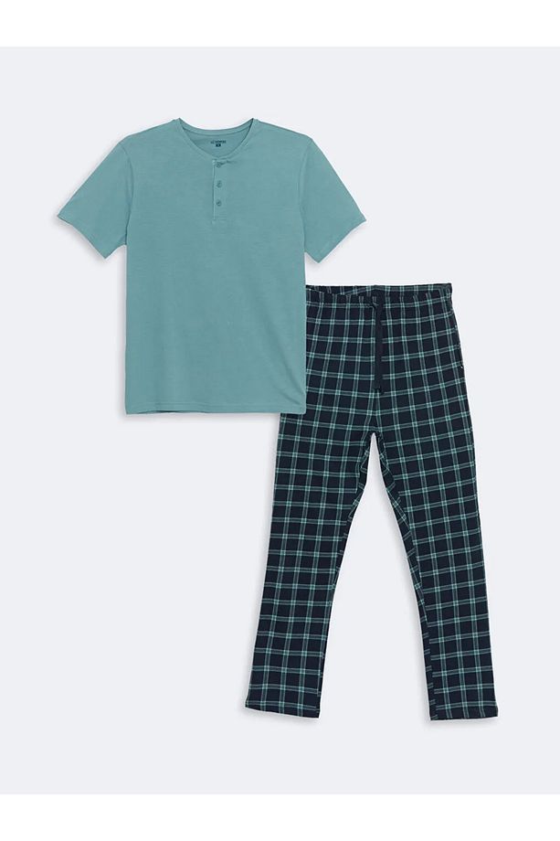 Standart Kalıp Erkek Pijama Takımı - 5