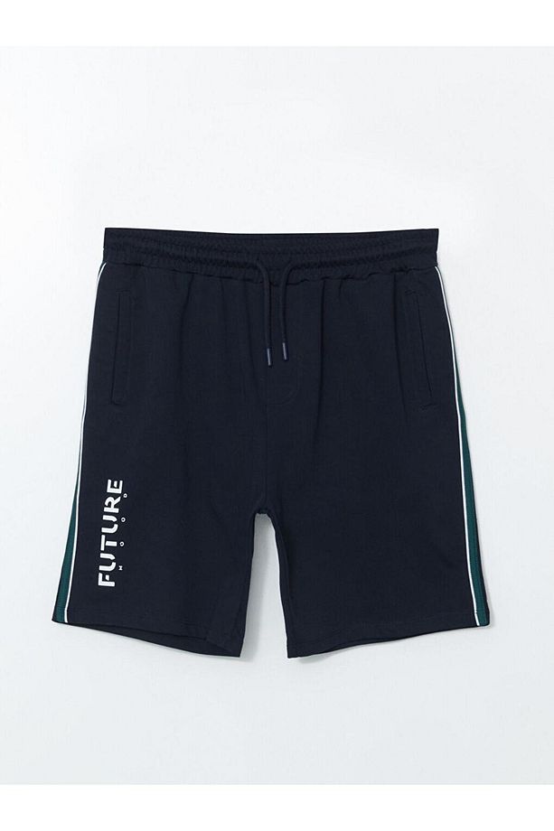 Slim Fit Erkek Pijama Alt Şort - 1