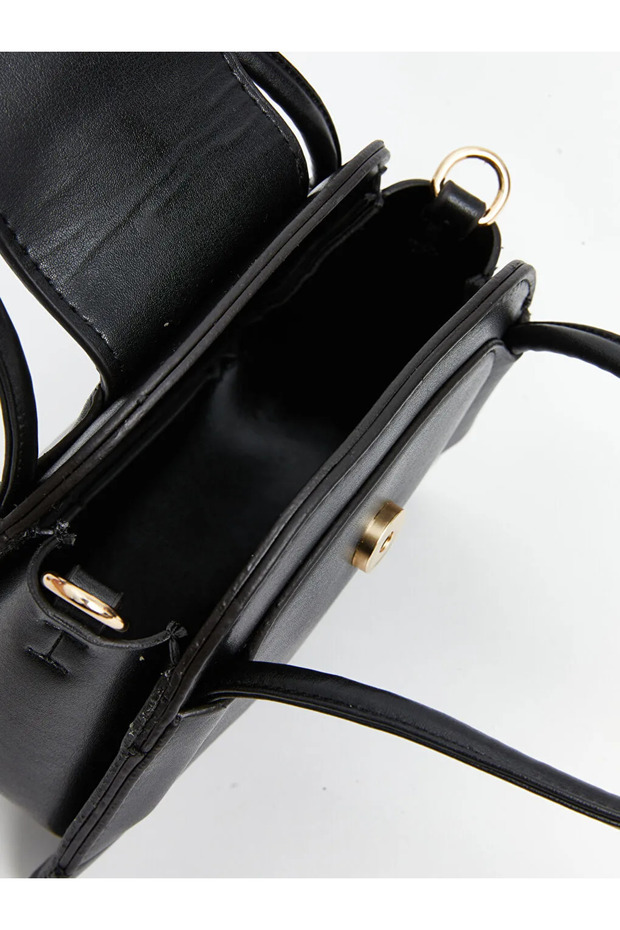 LCW ACCESSORIES Siyah Çıkarılabilir Askılı Kadın Omuz Çantası - 3