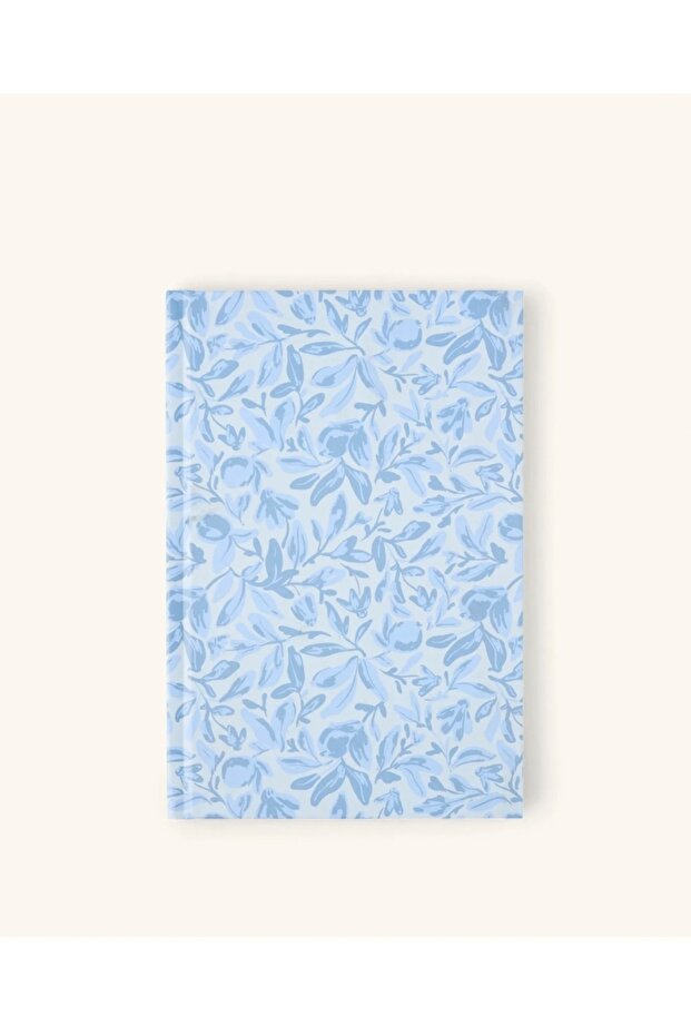 Blue Flowers A5 Notebook