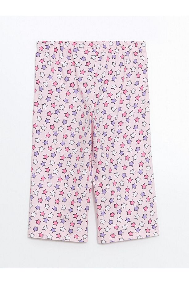 LCW Kids Bisiklet Yaka Minnie Mouse ve Daisy Duck Baskılı Kız Çocuk Pijama Takımı - 7