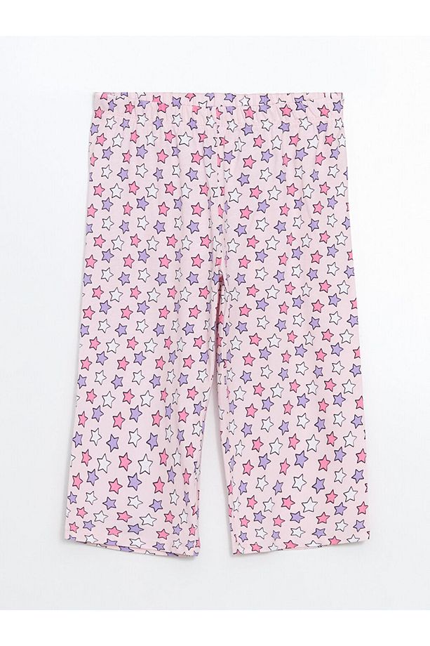 LCW Kids Bisiklet Yaka Minnie Mouse ve Daisy Duck Baskılı Kız Çocuk Pijama Takımı - 5