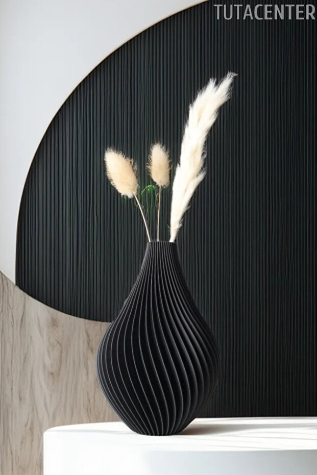 VASE DURU NEGRE 15CM - 1