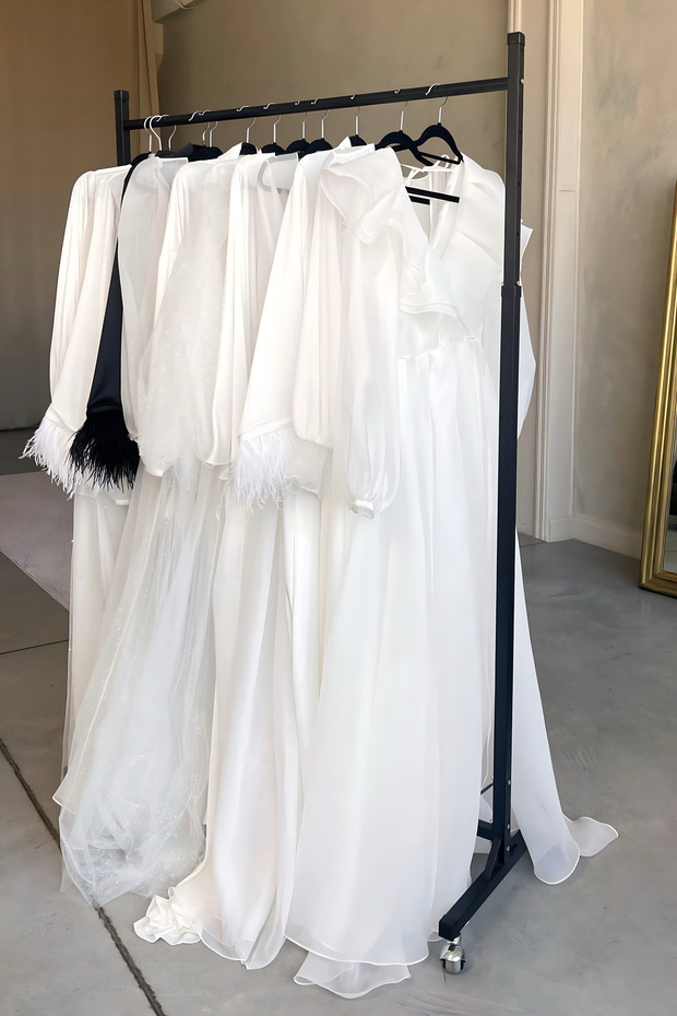 Rochie Elysian din satin mătăsos - 5