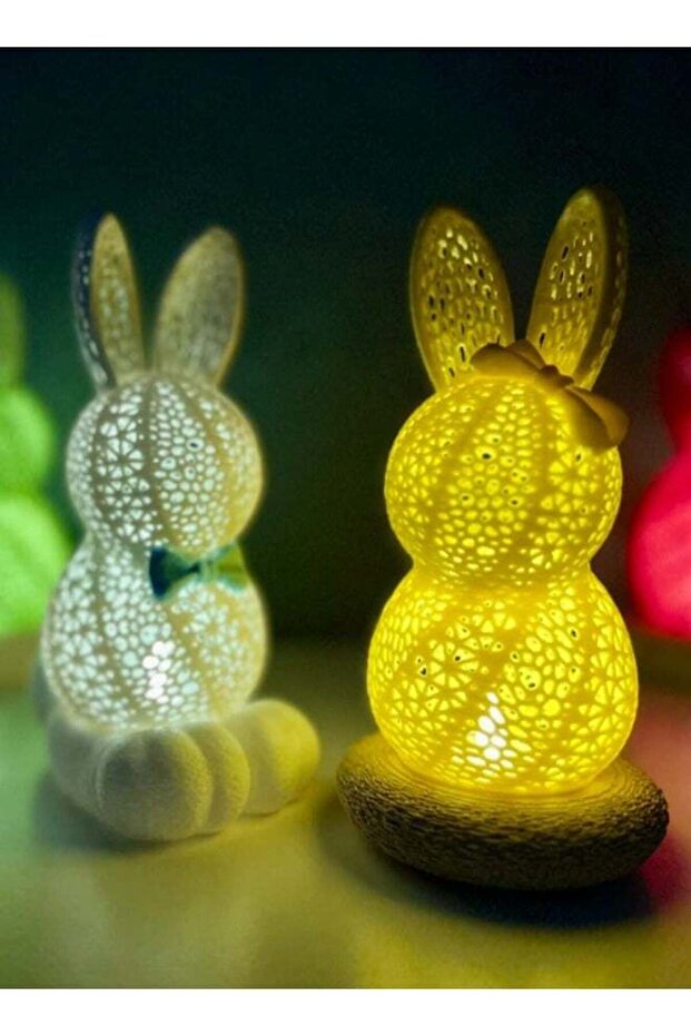 مصباح طاولة أرنب LED USB Light