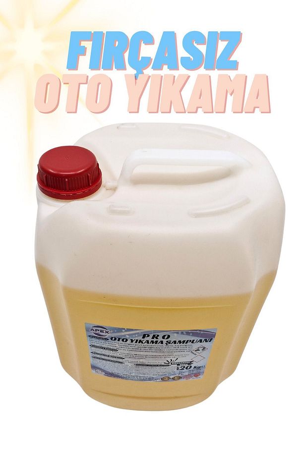 Araç Köpük Şampuanı 20 Kg, Oto Yıkama Şampuanı 1/60 Konsantre Şampuan Ile Oto Yıkama Sünger Hediyeli - 4