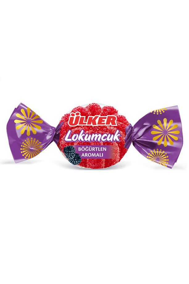 Lokumcuk Böğürtlenli Yumuşak Şeker 1 Kilogram X5 Adet - 1