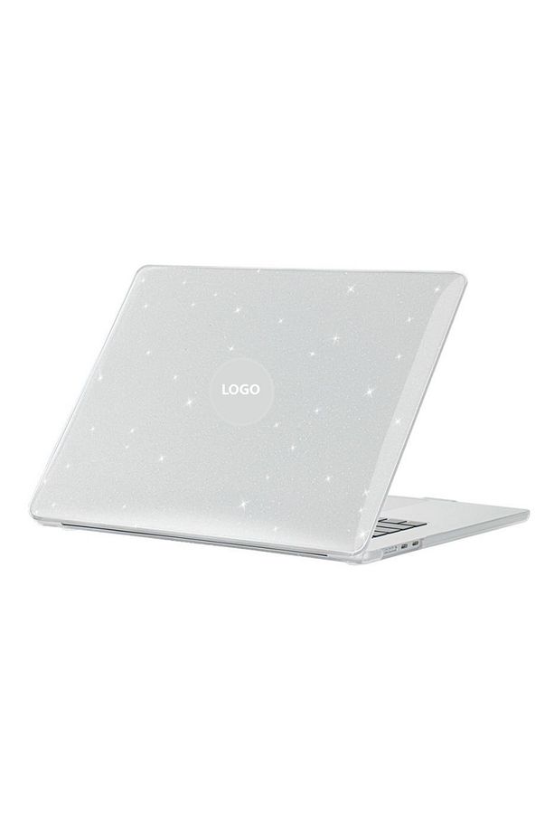Apple Macbook Air 15inç M2/m3/m4 A3241 A2941 A3114 Kılıf Simli Ön Arka Kapak - 1