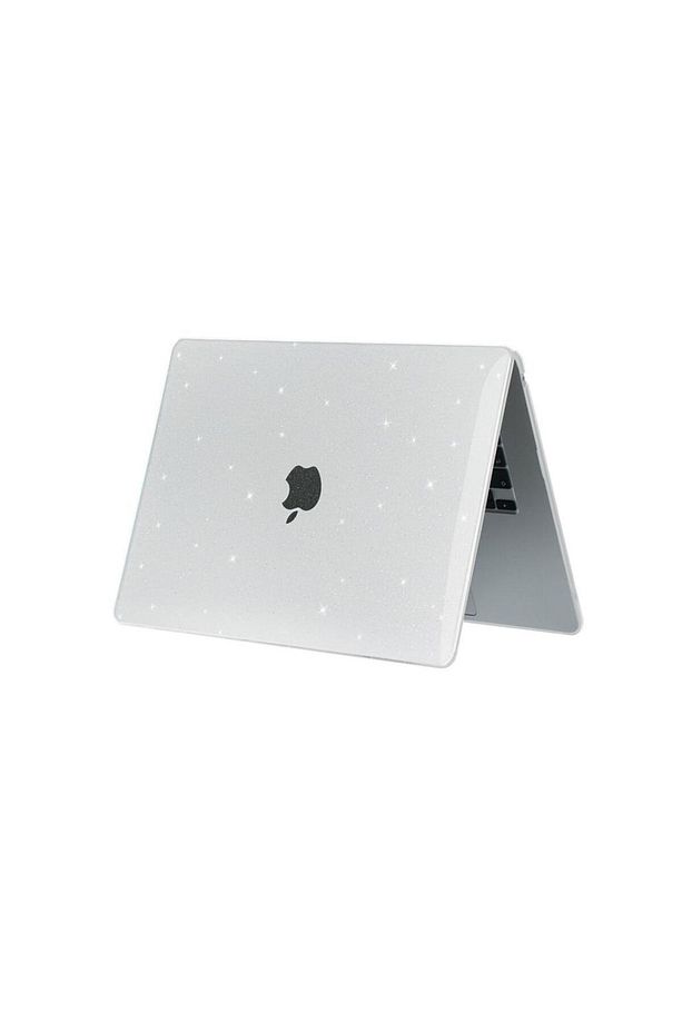 Apple Macbook Air 15inç M2/m3/m4 A3241 A2941 A3114 Kılıf Simli Ön Arka Kapak - 4