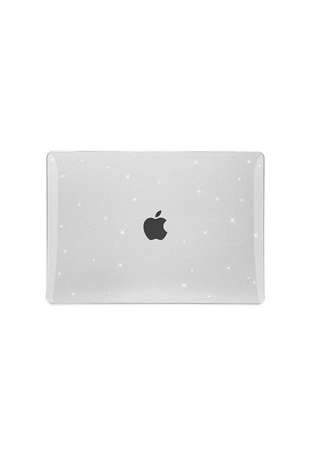 Apple Macbook Air 15inç M2/m3/m4 A3241 A2941 A3114 Kılıf Simli Ön Arka Kapak - 6
