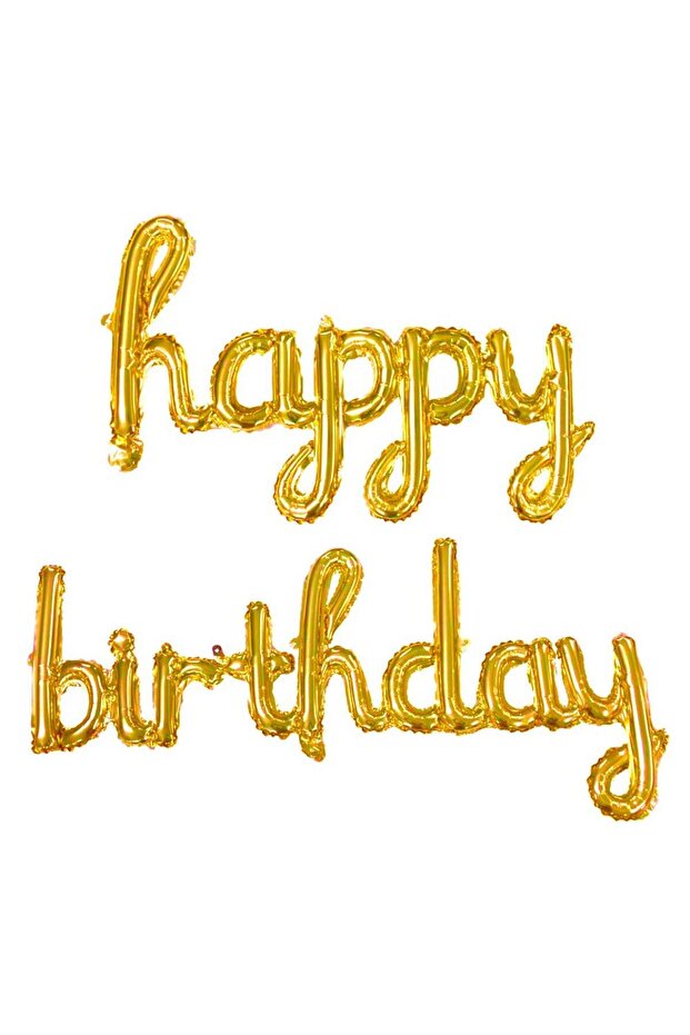 Hand Written Happy Birthday Foil Balloon