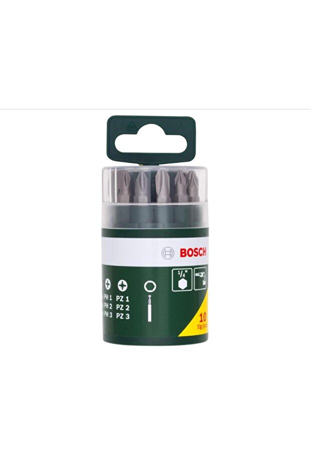 10 Parça Vidalama Ucu Seti (PH+PZ+S) - 1