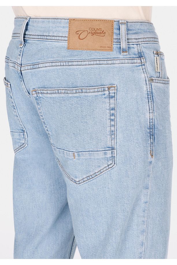 045 Davıd Regular Fit Erkek Mavi Jean Pantolon - 6