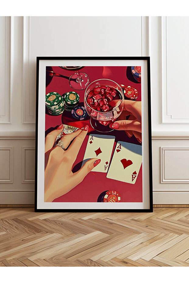 Single Wooden Framed Painting One Piece Poster Painting Tk/918