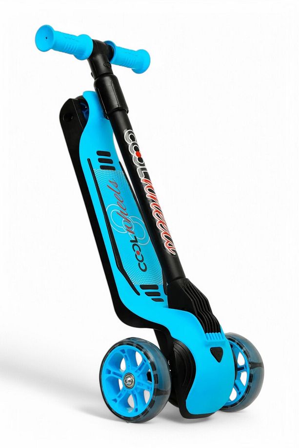 3  Yaş Led Işıklı Cortix 3 Tekerlek Yükseklik Ayarlı Katlanabilir Çocuk Scooter 77 cm - 4